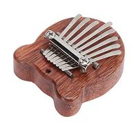 Stylebest 8 Tone Kalimba Thumb Piano for Outdoor Leisure, Cute Bear Shape Mini Musical Instrument, for Children, Made of Mahogany, 7 X 6 X 2cm