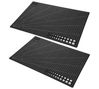 Stylebest A3 Cutting Mat Set of 2 Highly Durable Self-Healing Cutting Pads for Art, Craft, and Model Making - Black, 30 X 45cm