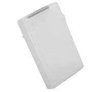 Stylebest ABS Hard Disk Storage Box Impact Resistant and Anti-Static Case for 2.5in HDD/SSD Protection (White)