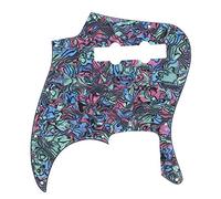 Stylebest Acrylic Pickguard Replacement with Abalone Design for J Electric Bass, Lightweight and Slim, Protects From Dust and Scratches, Size 24.5 X 19 X 0.3cm