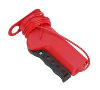 Stylebest Adjustable Cable Lockout Device, Durable Nylon Safety Lock, Self-Locking Function for Industrial Equipment, 1.6m Red Cable