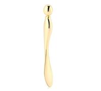 Stylebest Alloy Eye Cream Massage Stick, Mini Zinc Alloy Tool for Anti Wrinkle Relief, Portable for Daily Use, Gold Color, 100mm