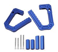 Stylebest Aluminum Alloy Front Grab Handle Sturdy Durable Car Door Bar for JK 2007-2018, 2 Units (Blue)