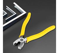 Stylebest Aluminum Frame Folding Pliers with Non-Slip Handle, Durable V-Groove Notch Cutter for Quick 90 Degree Cuts, Chrome Vanadium Steel, 8 Inch Tool