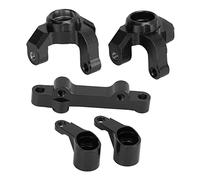 Stylebest Aluminum Steering Group Assembly Set for Losi Mini-T 2.0 2WD Light Weight with Front Steering Cup for RC Cars (Black)
