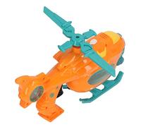 Stylebest Automatic Helicopter Bubble Machine Bubble Blowing Toy with Sound and Light for Kids Park or Garden (Orange)