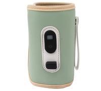 Stylebest Baby Milk Bottle Warmer, Portable USB Digital Display with 5 Adjustable Temperatures 38°C to 55°C, for Breastmilk Water Juice Coffee Travel (Green)