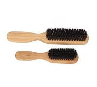 Stylebest Beard Brush Comb Set 2 Pcs Ergonomic Bamboo Design for Beard Care and Styling for Men