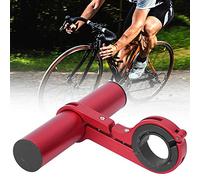 Stylebest Bicycle Handlebar Extension 10cm Lightweight Aluminium Alloy Clip for Cycling Accessories, Black Color, 1 Piece (Red)