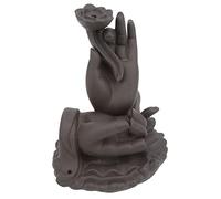 Stylebest Buddha Hand Waterfall Incense Burners Smoke Waterfall Moderate Size Backflow Incense Holder for Bedrooms Studies Offices