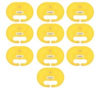 Stylebest Calf Weaning High Strength Spring Lock Milk Suction Preventer for Effective Weaning 10 Pieces Material PP 14.8x10.8 Cm