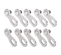Stylebest CANSUCC Durable Bicycle Chain Link Connector Joints Quick Release Buckle for Easy Maintenance 5 Pair Steel (12S)