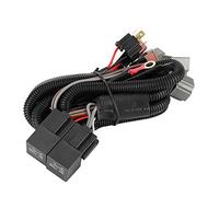 Stylebest Car LED Wiring Harness Kit, High-Temperature Resistant Light Wiring Harness, Boost Power for H4 Adapters, 12V 40A, 1 Unit