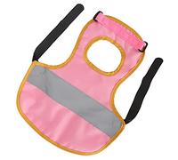 Stylebest Chicken Feather Protection Vest for Duck and Chicken, Reflective Safety Vest Jacket, Durable Polyester Material, 1 Piece, Size: 31cm/12.2in (Pink)
