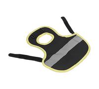 Stylebest Chicken Reflective Vest Warm Lightweight Safety Harness for Poultry Ducks Geese Autumn Winter 1 X Nylon (Black)