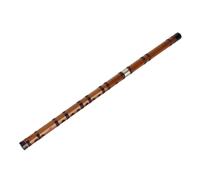 Stylebest China Bamboo Flute Elegant 5-Year Dry Bitter Bamboo Musical Instrument for Music Lovers and Beginners (F Key)