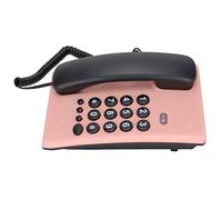Stylebest Corded Telephone KXT504 Durable Wired Landline Phone with Mute and Pause Function for Home and Hotel Use, Lightweight ABS Material, Size 200x130x70mm (Pink)
