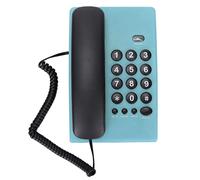 Stylebest Corded Telephone KXT504 Durable Wired Landline Phone with Mute and Pause Function for Home and Hotel Use, Lightweight ABS Material, Size 200x130x70mm (Blue)