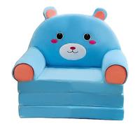 Stylebest Couch Cover 2 in 1 Foldable Children Sofa Cover Cute Cartoon Kids Sofa Slipcover Lazy Sofa Bed Cover - Flip Open & Living Room Bedroom Use (1#-8)