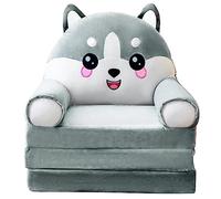 Stylebest Couch Cover 2 in 1 Foldable Children Sofa Cover Cute Cartoon Kids Sofa Slipcover Lazy Sofa Bed Cover - Flip Open & Living Room Bedroom Use (1#-4)