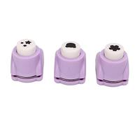 Stylebest Craft Hole Punch Set 3Pcs for DIY Scrapbooking and Greeting Cards - Durable Plastic and Zinc Alloy - Perfect for Kids' Artwork