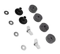 Stylebest Cymbal Replacement Accessories 12Pcs Premium Felt Pads for Enhanced Sound Quality in Drum Kits Made of Durable Felt Material (Grey)