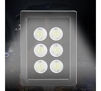 Stylebest DC12V Fill Light Adjustable 6W LED Lamp for Outdoor Camera Black Shell