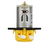 Stylebest DC12V Peristaltic Pump Yellow, Micro for Aquarium and Lab Use, 39ml/min Rate, Silicone Tube Material