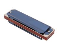 Stylebest Diatonic Harmonica Beautiful C Key Metal 10 Hole Mouth Organ Excellent Sound for Performers and Gift Giving (Blue)