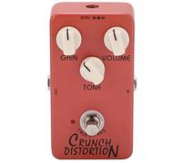 Stylebest Distortion Pedal True Bypass Classic Guitar Effect Pedal for British Rock Musicians Dark Red Compact Design