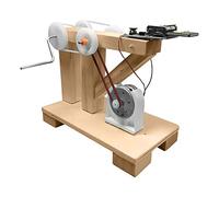 Stylebest DIY Manual Electricity Generator Set for Kids, Fun Educational Craft Toy, Non- Wood Material, 11 * 9.5 * 6 Cm