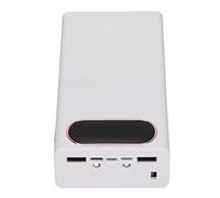Stylebest DIY Power Bank Case, Compact 10W Battery Charger, Efficient Power Storage for Mobile Phones, for Daily Use, ABS Material (White)
