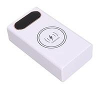 Stylebest DIY Power Bank Kit L12 Fast Charging Edition Portable 22.5W Wired and 15W Wireless for Mobile Phones ABS Design 12 Battery Capacity (White)