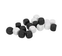 Stylebest DIY Sticker Dice Set of 20 Durable Plastic Rounded Corners Teaching Dice for Math Games and Probability Experiments 16x16x16mm (Type 1)