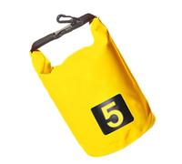 Stylebest Dry Bag Modern Design Water Resistant for Outdoor Rafting Hiking Cycling PVC Material Large Capacity (5L Yellow)