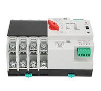 Stylebest Dual Power Automatic Transfer Switch Reliable Automatic Changeover Circuit Breaker for Home and Office with 4 Poles
