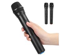 Stylebest E7 Wireless Handheld Microphone High Frequency with Receiver Antenna Suitable for KTV Karaoke and Business Meetings Plastic Design 2 Units