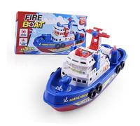 Stylebest Electric Children Toy Boat with Water Spray and Siren for Creative Play, Safe Plastic Material, 23 X 11 X 8cm