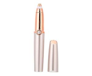 Stylebest Electric Eyebrow Trimmer Portable Lipstick Shaped Rose Gold Mini for Women Travels