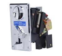 Stylebest Electronic Coin Acceptor for Game and Vending Machine, Reliable CPU Coin Selector with Anti-Fishing Devices, Durable Plastic Material, Suitable for Various Coins (Silver Gray)