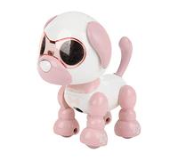 Stylebest Electronic Robot Dog Toy Interactive Intelligent Touch Pup for Kids Age 3 and Up Durable Plastic Rose Red Color (smart puppy pink)