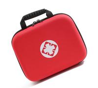 Stylebest Empty First Aid Bag Large Capacity Organizer Red Hard Shell for Outdoor Travel