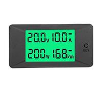 Stylebest Energy Meter Digital Display LCD Voltmeter with Backlight for Indoor Use 5-12V PZEM-025 Measures Voltage Current Consumption