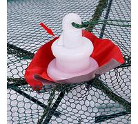 Stylebest Foldable Fishing Bait Trap with Durable Nylon Mesh for Catching Crab Fish and Shrimp in Various Waters (12 Holes)