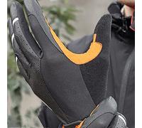 Stylebest Full Finger Riding Gloves with Shock Absorption and Anti Skid Features for Motorcycle and Cycling Enthusiasts Black and Yellow 1 Pair (M)