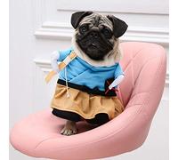 Stylebest Funny Samurai Dog Costume for Cats and Dogs Halloween Party Dress Up Polyester Size S-M-L-XL (XL)