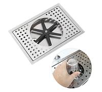 Stylebest G1/2in Stainless Steel Automatic Cup Washer Cleaner for Bar and Coffee Shop Use Durable Efficient Glass Rinser 11.8" X 8.3"