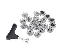 Stylebest Golf Shoe Spikes Set of 20 Durable TPR Replacement Cleats for Anti-Slip Grip on the Golf Course
