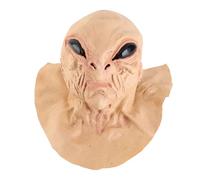 Stylebest Halloween Alien Head Face Cover, Realistic Latex Full Head Mask for Adults and Kids, with Funny Face Design for Masquerade Carnival Christmas Easter New Year Party (Assorted Color)