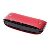 Stylebest Harmonica 7-Hole Mini Colorful Blues Instrument for Beginners and Adults Travel Music, Magnalium, 7.6 X 2.5 X 1.8cm (Red)